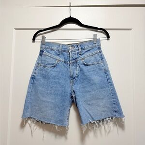 Redone:
Long denim jeans